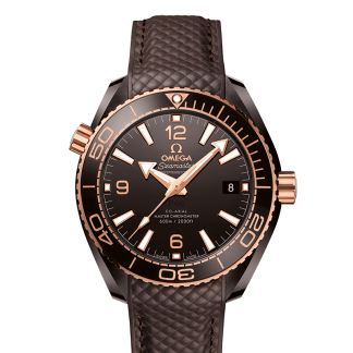 Omega Seamaster Braun Keramik Chronometer Uhr 215.62.40.20.13.001